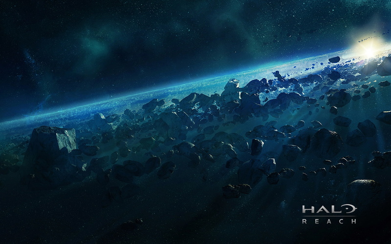 1080P, field, master, games, hd, art, Chief, of, autumn, noble, halo, asteroid, video, reach