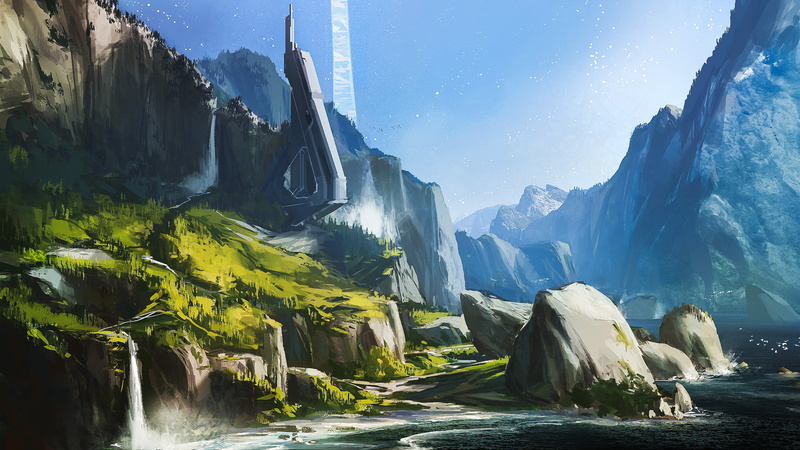 Halo: Reach, 2K, Halo Reach, Concept Art, Halo