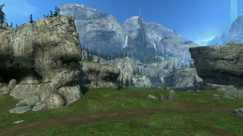 mountains, Halo Reach, Hemorrhage (Multiplayer Map), 4K, in-game, PC gaming, Halo