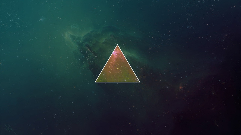 sky, illuminated, science, night, astrology, scenics - nature, galaxy, nature, star - space, 1080P, Triangle, space and astronomy, no people, star, shape
