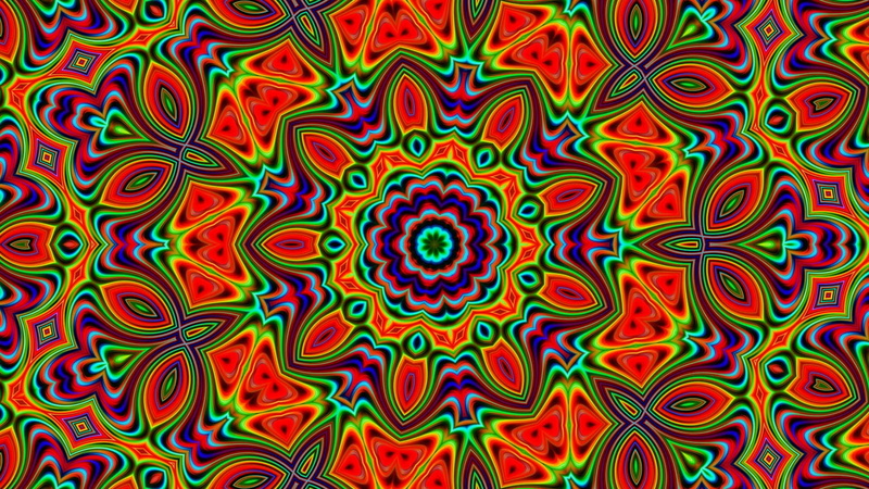 1080P, Digital Art, Colors, Pattern, Artistic, Kaleidoscope, Abstract