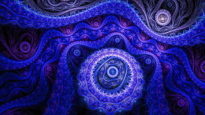 abstract, Fractalius, blue, 1080P, digital art