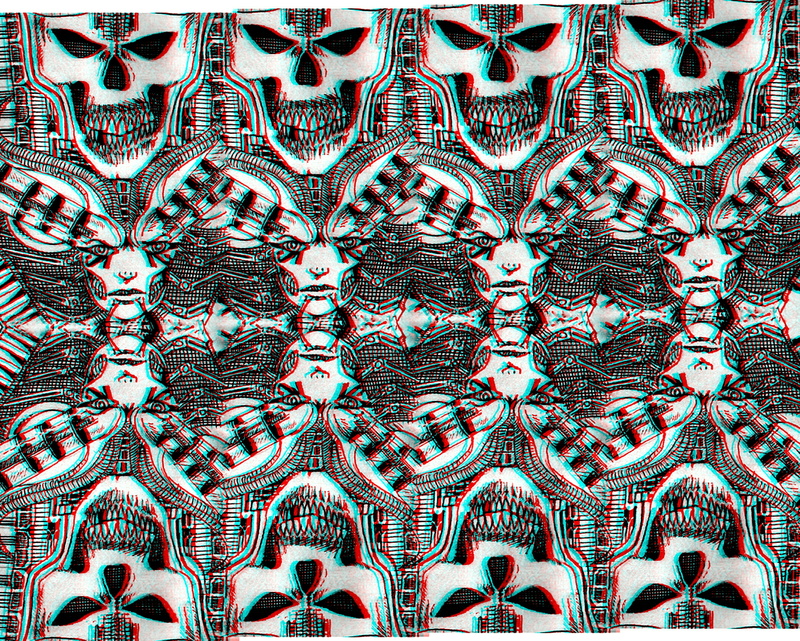 ornate, indoors, bright, vector, day, backgrounds, face, high angle view, blue, kaleidoscope, illustration, abstract, full frame, black white