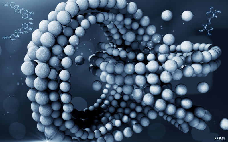 food and drink, close-up, studio shot, genetic research, no people, research, DNA, healthcare and medicine, Dnk, blue background, purity, science, KraSS