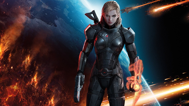 1080P, Commander Shepard, Warrior, Sci Fi, Mass Effect, Mass Effect 3, Alien