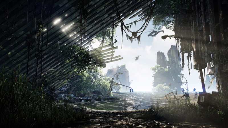 Video Games, art, alien, jungle, hd, nomad, war, arts, games, nano, alcatraz, electronic, video, 1080P, fps, crysis, cityscapes