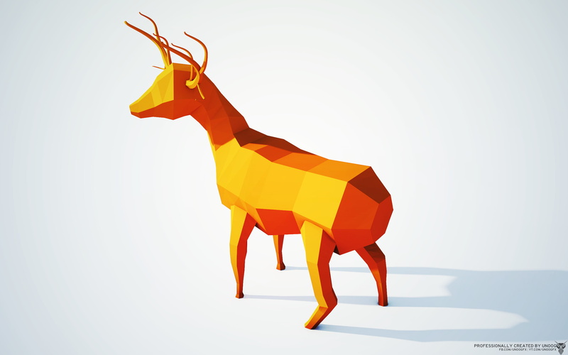 2K, Low Poly, Isometric, animals