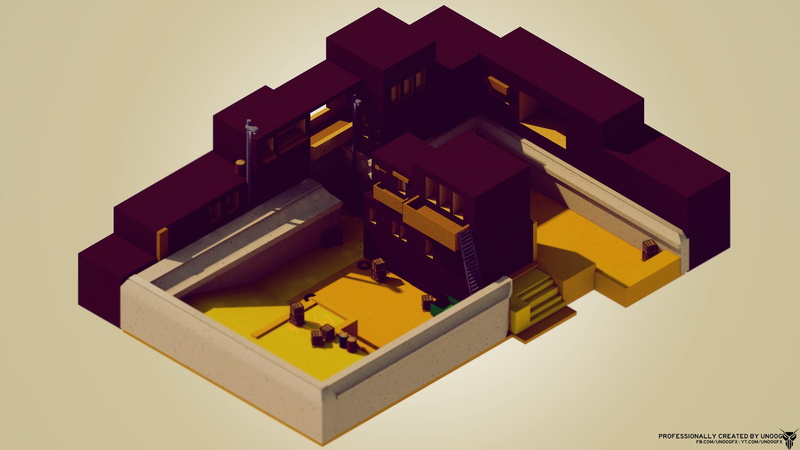 1080P, Strike: Global Offensive, Counter, Isometric, Low Poly