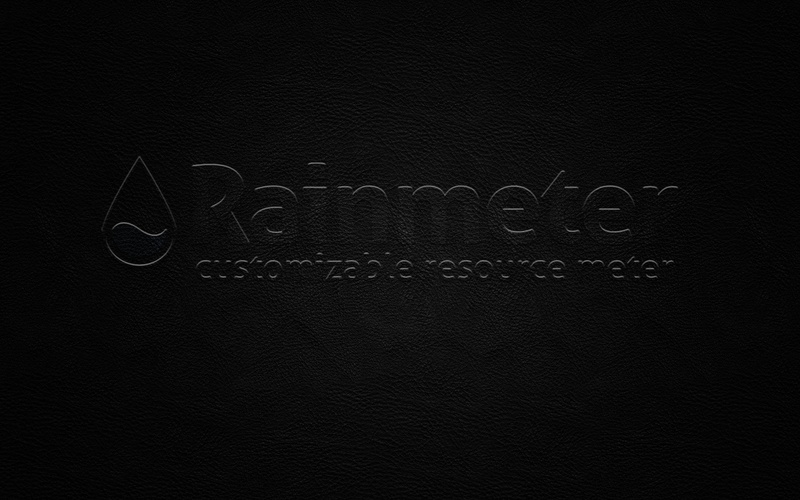 1080P, Leather, Technology, White, Customization, Rainmeter, Colors
