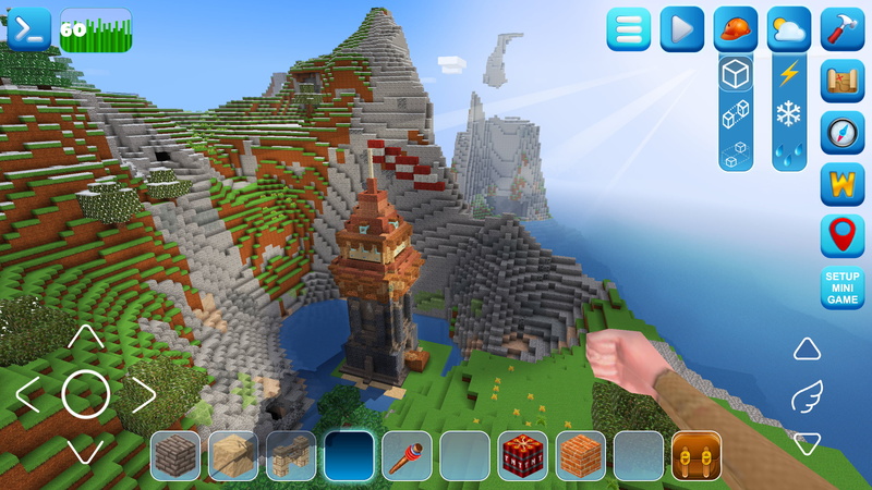 Video Game Landscape, video games, Minecraft, 2K, 3D graphics, Games posters