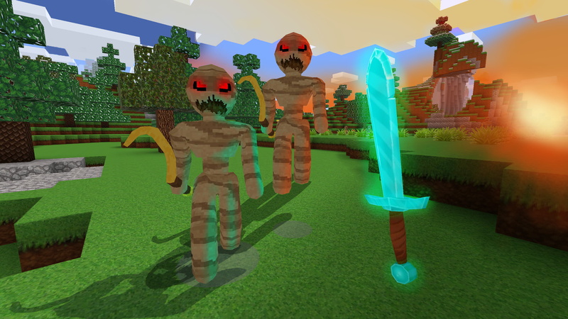 video games, Video Game Landscape, 2K, Games posters, 3D graphics, Minecraft