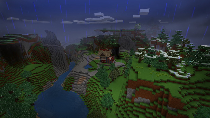 3D graphics, Video Game Landscape, Games posters, video games, 2K, Minecraft