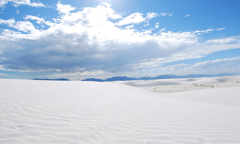 tranquility, scenics, white sands national monument, covered, land, tranquil, mountain, non-urban scene, no people, sand, travel, cold temperature, scenic