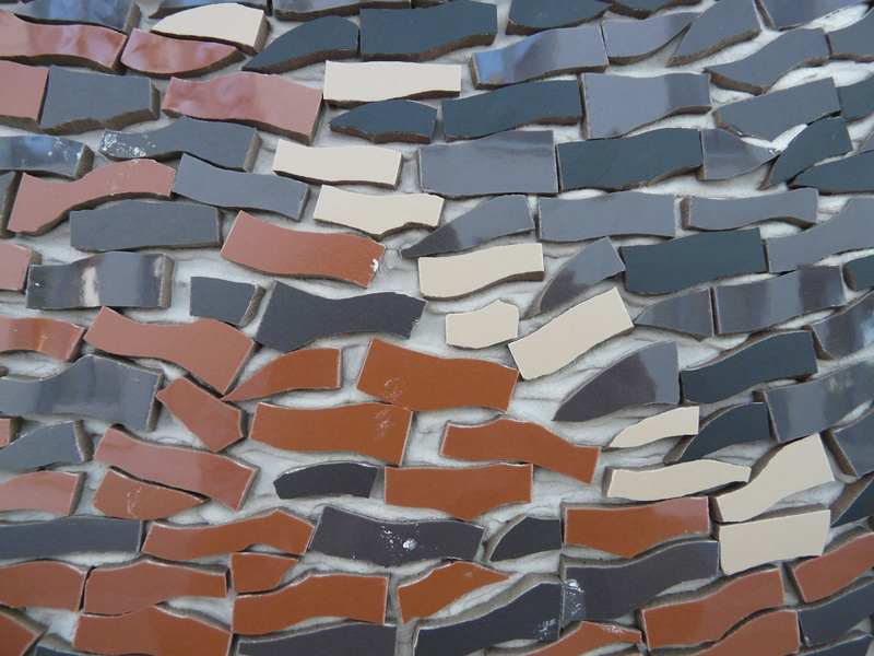 Shades Of Brown, built structure, piecing together, no people, build, high angle view, fragments, craft, brown, tinker, tile, close-up, steinchen, Mosaic