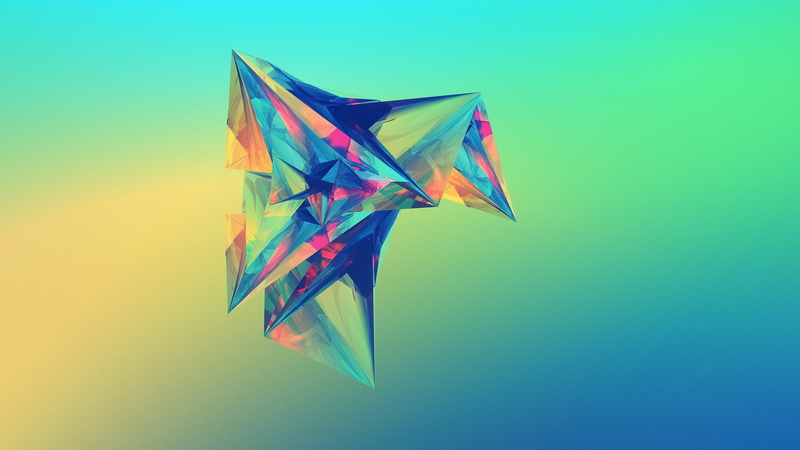 2560x1440, polygon, 4k pics, Glass, 2K, 3D