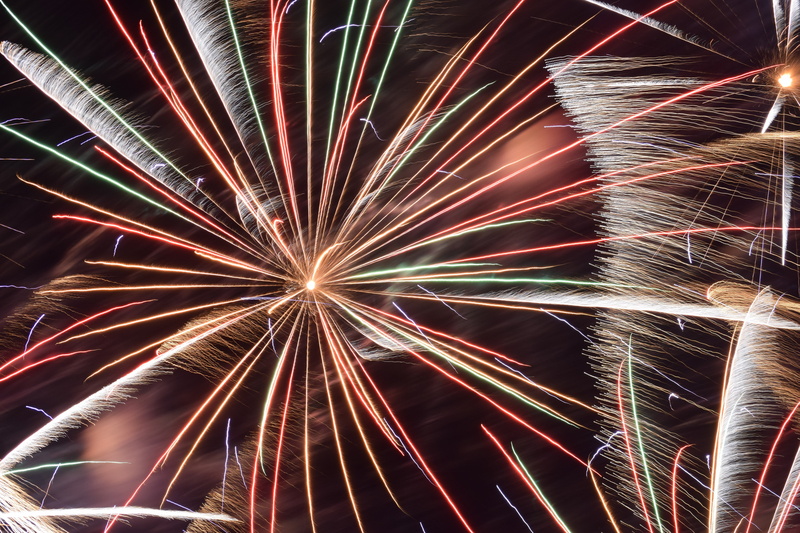 backgrounds, arts culture and entertainment, full frame, glowing, abstract, 5K, firework - man made object, red, low angle view, space, blurred motion