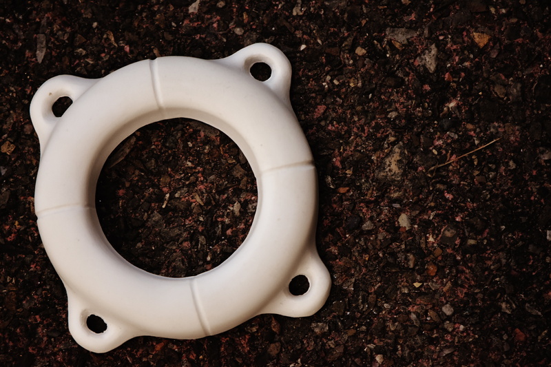 sos, ceramics, dirt, blank, single object, animal, gypsum, unpainted, directly above, black color, animal representation, old, day, nature, animal themes
