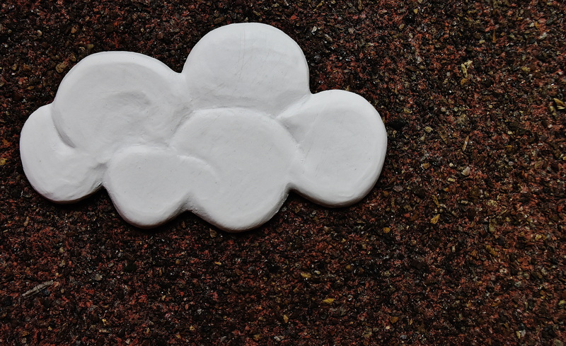 no people, valentines day - holiday, rock, solid, clouds, cast, stone - object, white color, indoors, emotion, still life, high angle view, positive emotion
