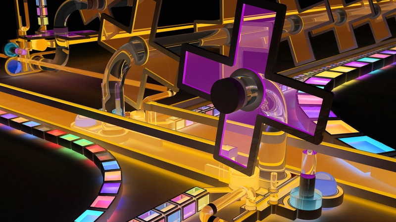 yellow, backgrounds, staircase, multi Colored, motion, architecture, three-dimensional Shape, chair, vector, night, high angle view, lighting equipment
