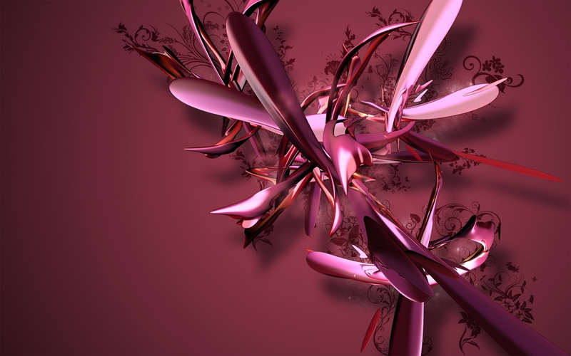 1080P, abstract, red, art, artifacts