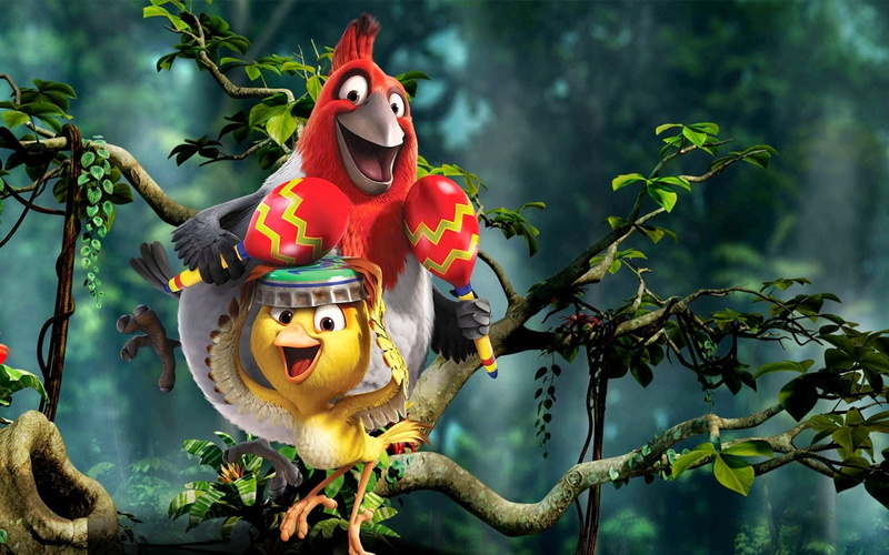 cartoon, blue, rio 2, movie, birds, 720P