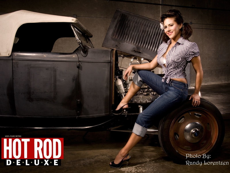 Hot Rod, 720P, Women, Woman, Girls and Cars