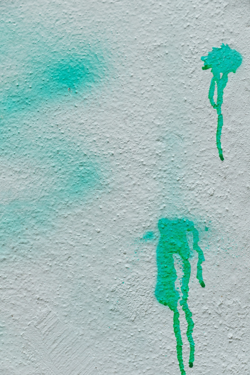 abstract, paint, grunge, 5K, Embroidery, rough, masonry, white, wall - Building Feature, day, outdoors, backgrounds, Wall, vandalism, architecture, turquoise