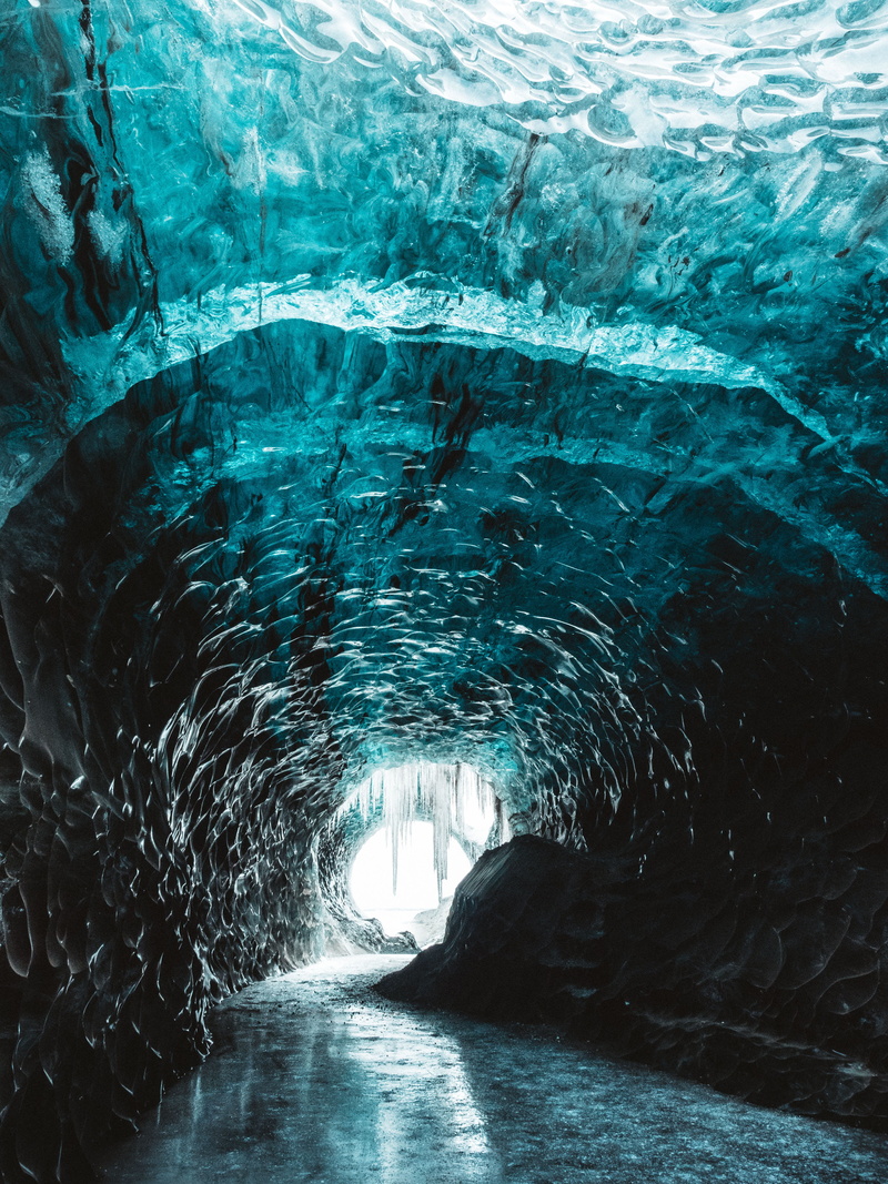 cave, flowing water, water, rock, waterfront, light at the end of the tunnel, beauty in nature, motion, no people, power in nature, architecture, turquoise colored