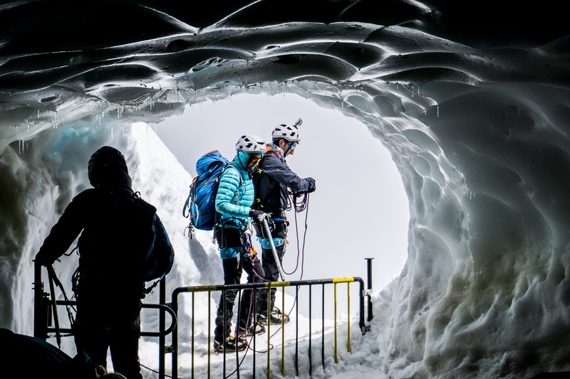 winter, illuminated, beauty in nature, barrier, adventure, male, surrounded, men, light, person, vacations, travel, sport, cave, alp, outdoors, motion