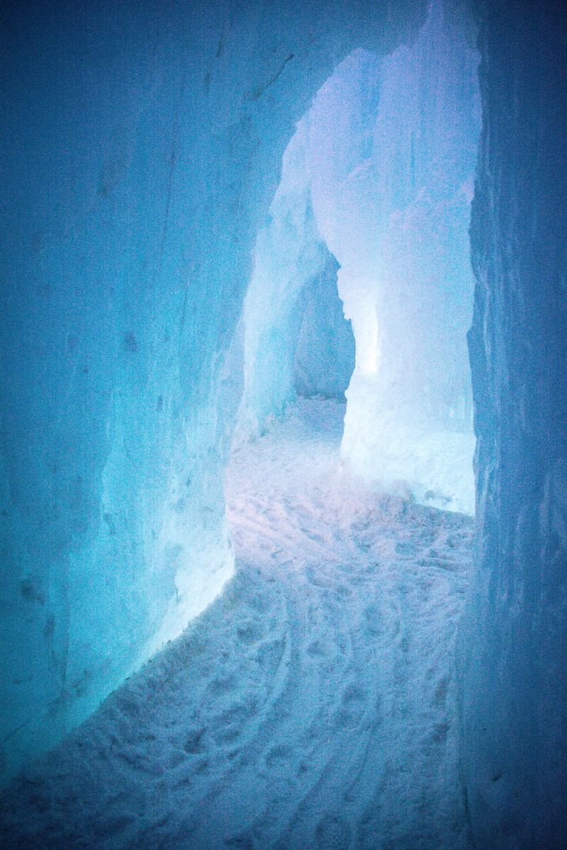 nature, ice, outdoors, scenics - nature, canada, tranquility, no people, tunnel, tranquil scene, winter, sky, 5K, edmonton, cold temperature, blue, beauty in nature