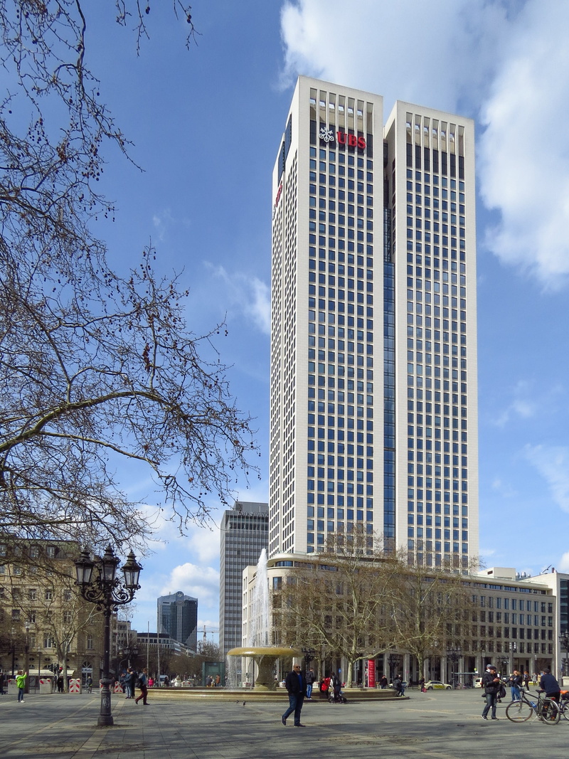 city, sky, city life, frankfurt main, nature, 2K, building exterior, day, built structure, tall - high, people, office building exterior, outdoors, skyscraper
