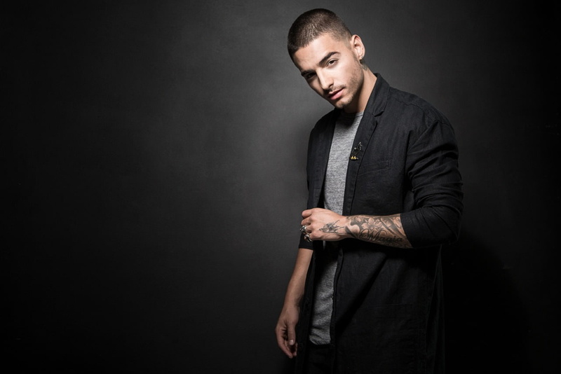 720P, Maluma, tattoo, portrait, men