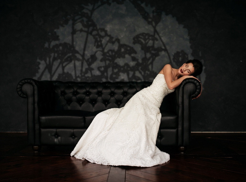 depression - sadness, relaxation, armchair, emotion, dress, beauty, beautiful people, young women, contemplation, indoors, young adult, furniture, white dress