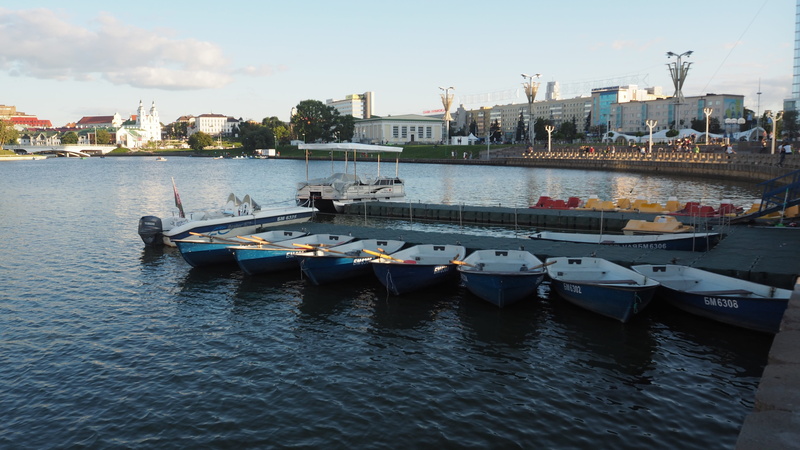 moored, 4K, waterfront, city, water, nature, harbor, travel destinations, sky, ship, architecture, travel, built structure, nautical vessel, day, belarus