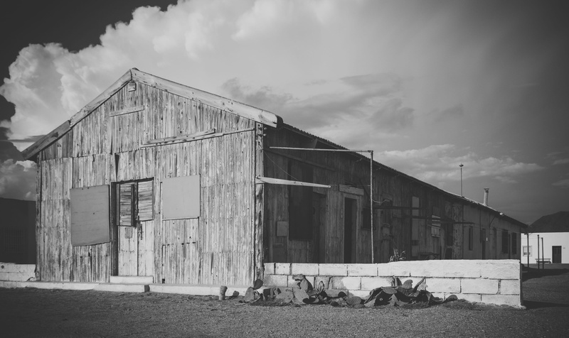 architecture, obsolete, transportation, ancient, outdoors, built structure, clouds, mode of transportation, no people, cabin, bandw, spain, wall, sunlight