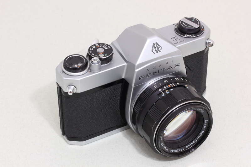 camera, indoors, spotmatic, number, digital camera, technology, black color, reflex, takumar, modern, analog camera, spotmatic 500, Japan, studio shot