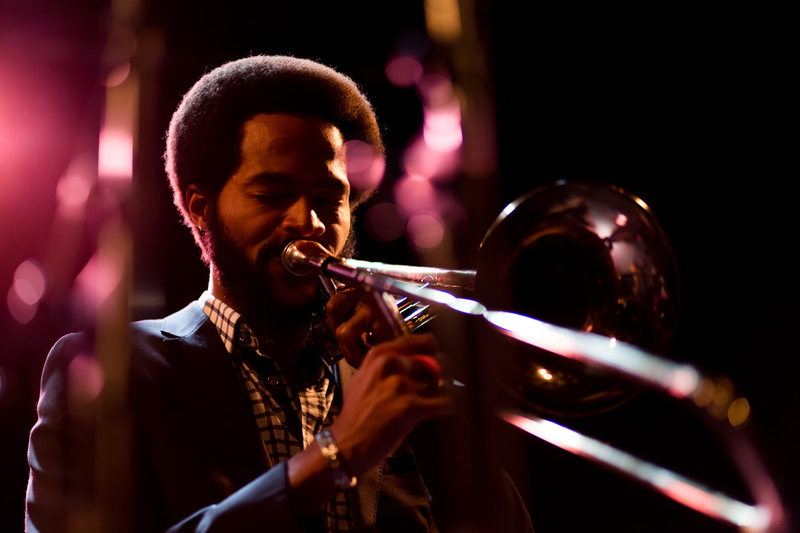 musician, tool, trombone, 1080P, night, jazz, music