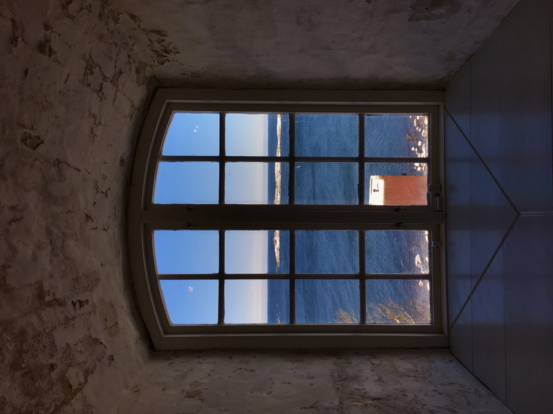 built structure, 4K, window, transparent, glass, no people, ocean, castle, architecture, glass - material, ceiling, low angle view, skylight, sweden, day