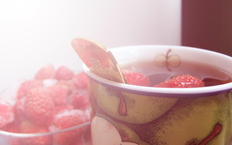 raspberry, aroma, drink, fresh, summer, fruits, food, table, nice, beautiful, cup, 3d and ab, 1080P, strawberry, tea