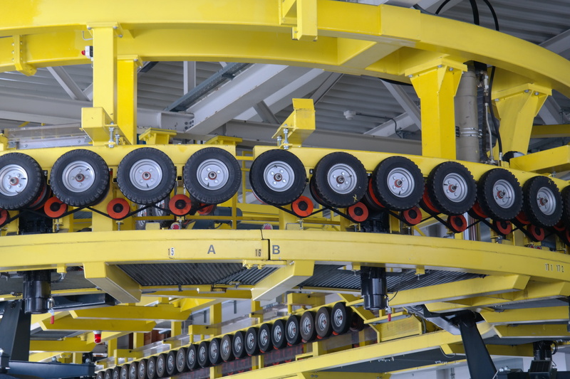 roll, connection, industry, cable car, wheels, no people, machinery, industrial equipment, wheel, factory, technology, land vehicle, metal industry, machine part