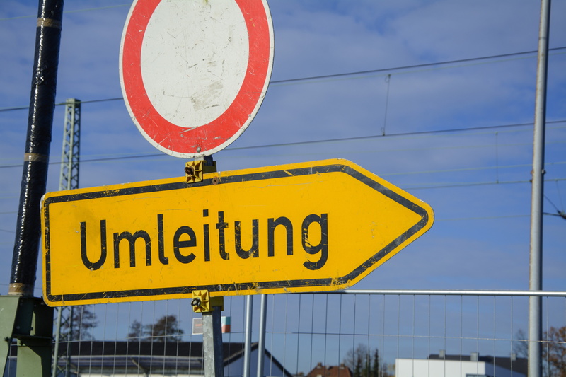 communication, low angle view, no people, guidance, sign, architecture, text, outdoors, demarcation, shape, road works, information, information sign, 5K