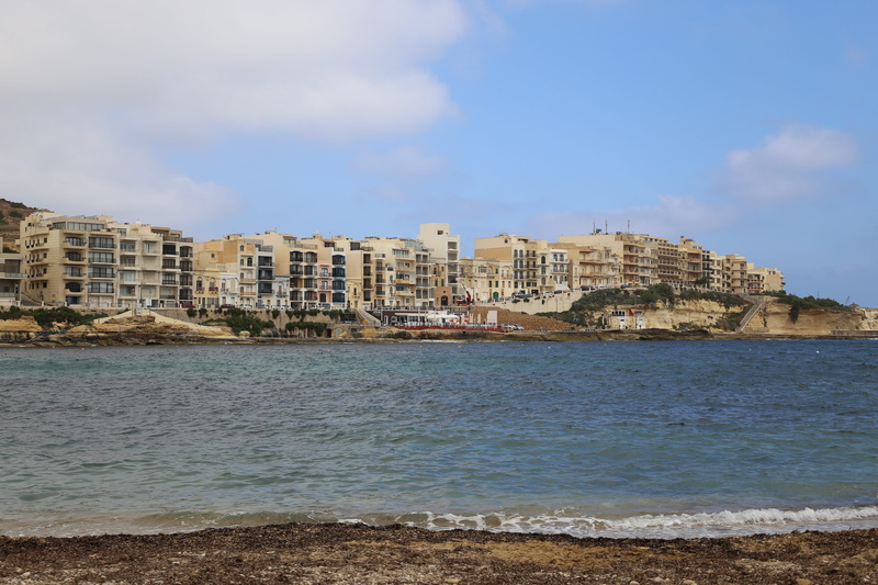 malta, sunlit, outdoors, built structure, no people, day, sea, architecture, scenics - nature, sky, gozo, landscape, calm, cloud - sky, vibrant, building