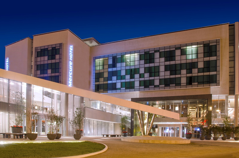 no people, nature, city, building, Santa Rosa, modern, facade, clear sky, 1080P, glass - material, dusk, architecture, blue, office, outdoors, night, built structure