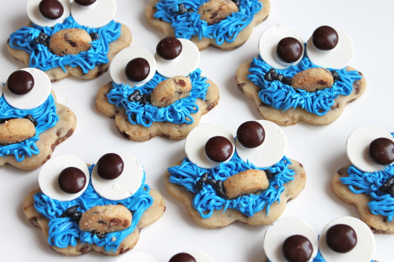 hair, cooking, 4K, monster cookie, cookies, recipe, eyes, blue, mouth