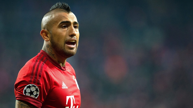 one person, determination, sportsman, young adult, headshot, sport, clothing, copy space, k, munich, footballer, athlete, 4K, portrait, vidal, adult, looking away