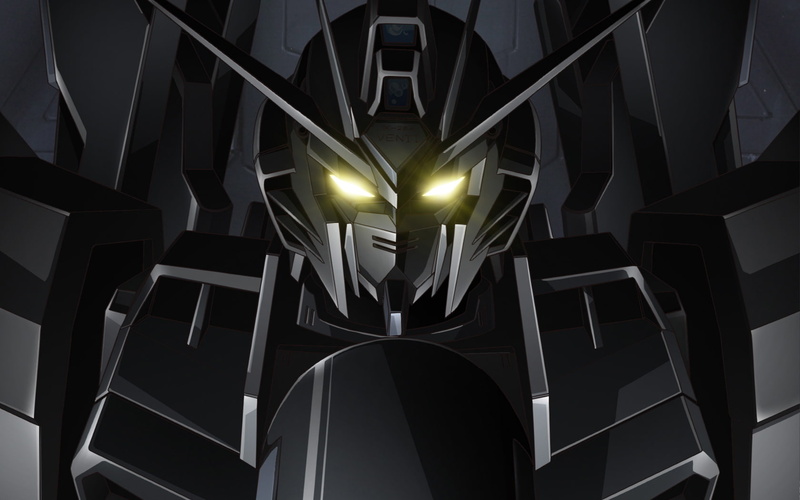 cartoon/comic, gray, anime, 720P, black, gundam, robot, hd ...