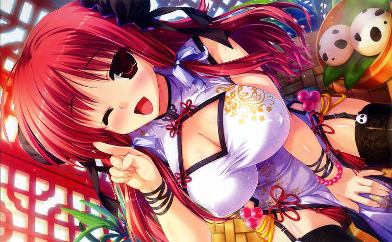 clochette, Prism, garter, eyes, belt, dress, hair, cleavage, Chinese, 4K, recollection