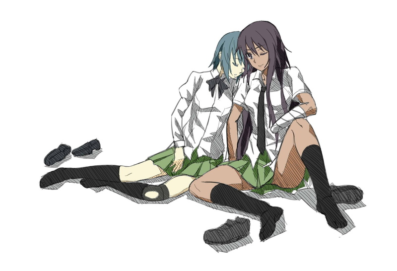full length, black color, young adult, Shizune Hakamichi, females, Katawa Shoujo, one person, young women, leisure activity, cut out, 720P, visual novel