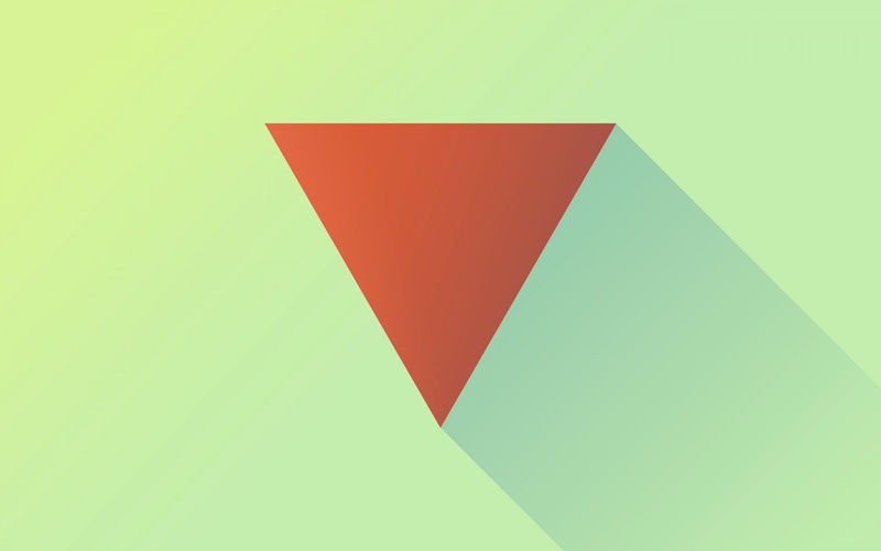 triangle, shadow, 4K, angle, prism