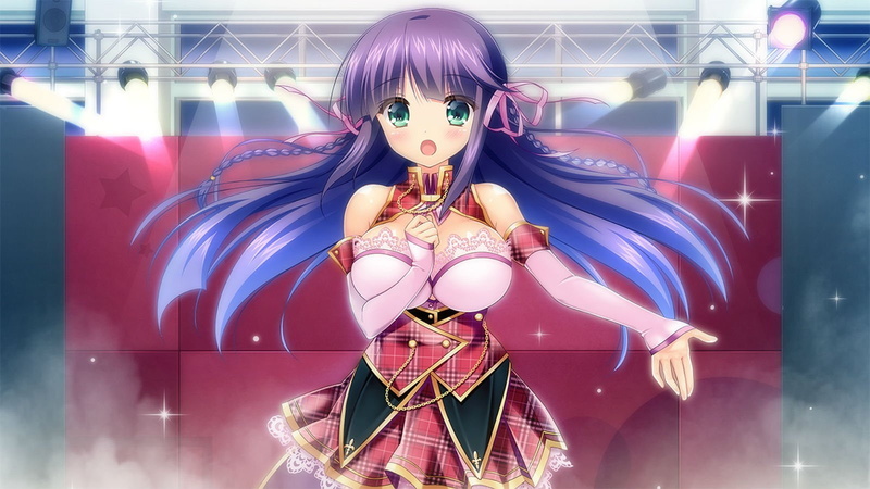 princess, prism, eyes, shiina, purple, kaho, game, tetsuya, green, hair, ohno, 720P